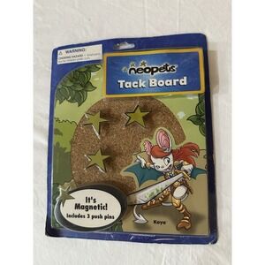 RARE 2004 Colorbok Neopets Koya Warrior Maiden Tack Board with Pushpins Magnetic